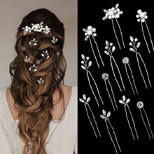 A 27987 Pearl Rhinestone Bridal Hair Comb �������鷢��
