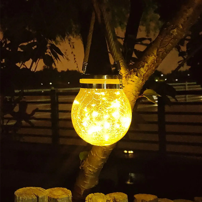 크랙 병 30 램프-뚜껑이있는 따뜻한 빛 [관리자 추천]