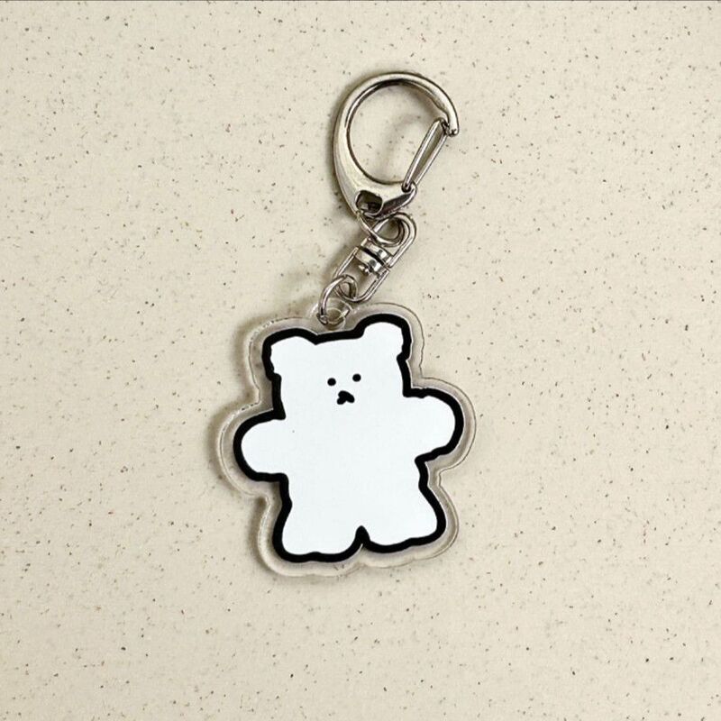 Manufacturer Wholesale Cartoon Cute High-Value Double-Sided Acrylic Keychain Student Bag Accessories Children's Backpack Pendant