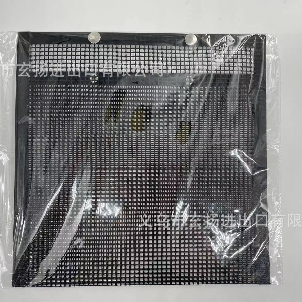 Bolsa de malla antiadherente transfronteriza Bolsa de barbacoa de malla antiadherente resistente a las manchas y resistente a la temperatura