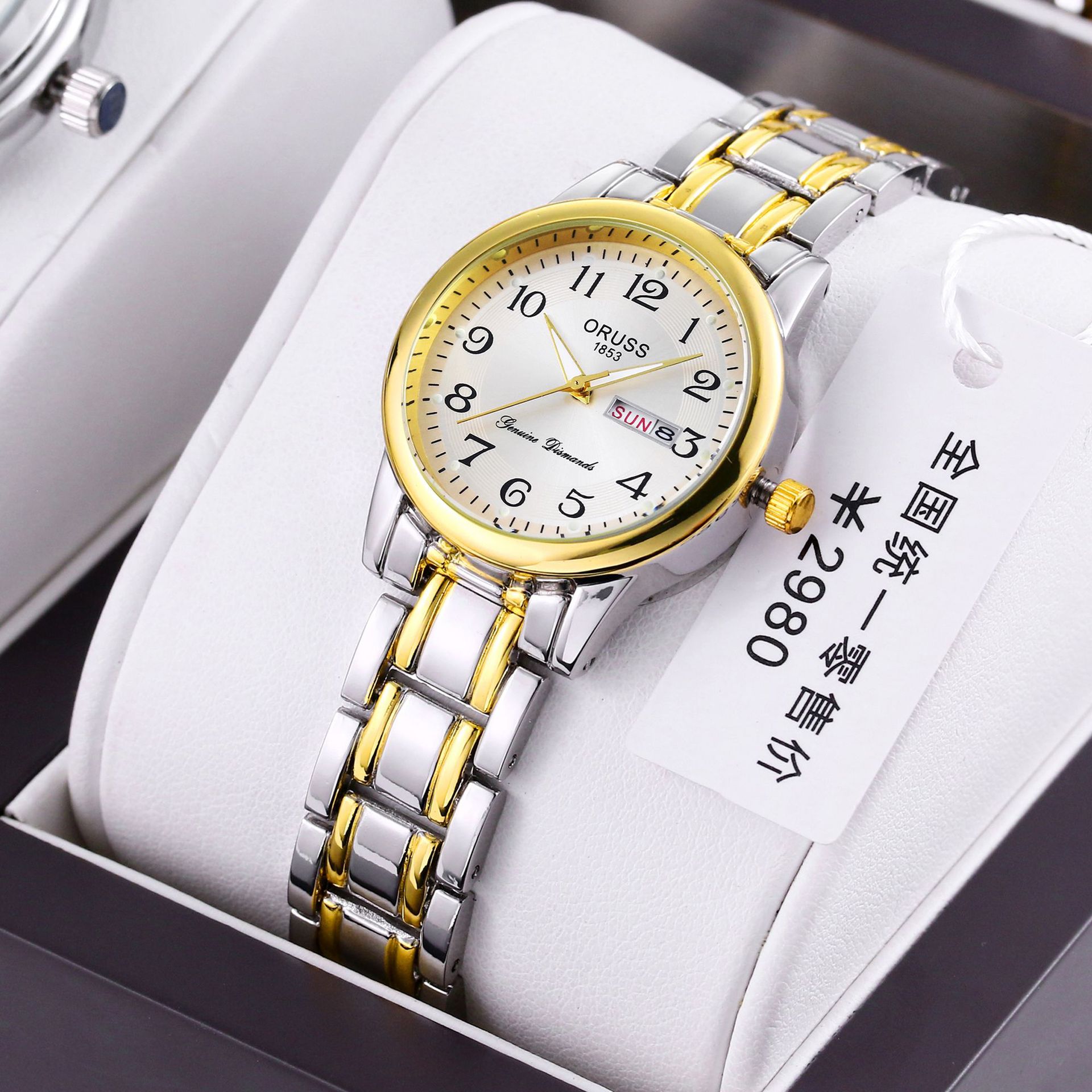 Cross-border delivery full-automatic quartz wholesale women's watch genuine goods waterproof fashion luminous women's watch delivery women's old watch