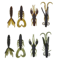 異形虫エビ形武虫巻き尾速売通ザリガニ/幽霊エビ/花尾ウジ路亜餌softlure