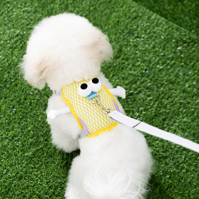 Cuerda de tracción para perros, tipo chaleco, cuerda para pasear perros, correa para el pecho para perros pequeños y medianos, anti-liberación para gatos, cuerda para pasear perros, productos para mascotas