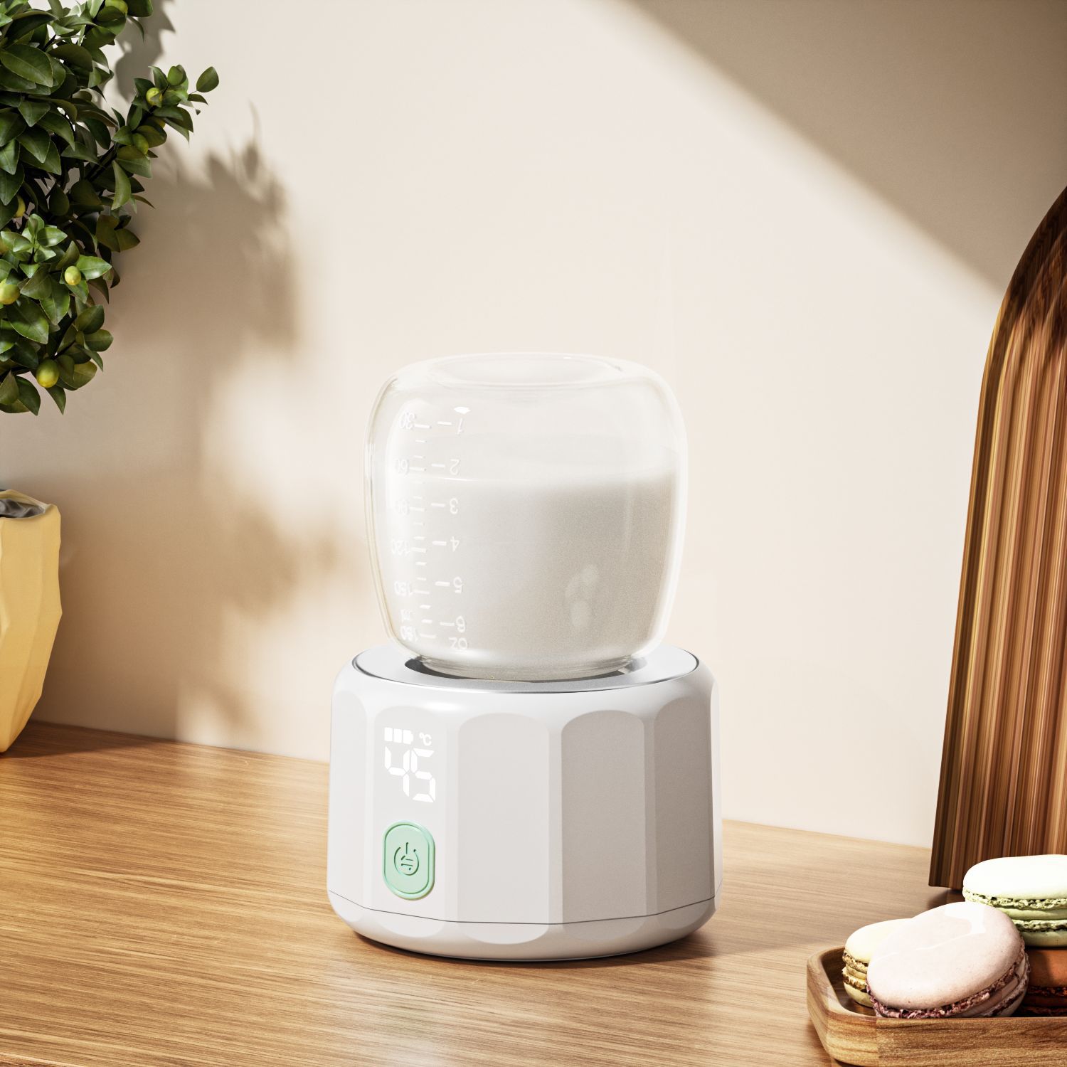 Alltomom, convenient and fast milk warmers, electric constant temperature breast milk heating, baby milk adjustment