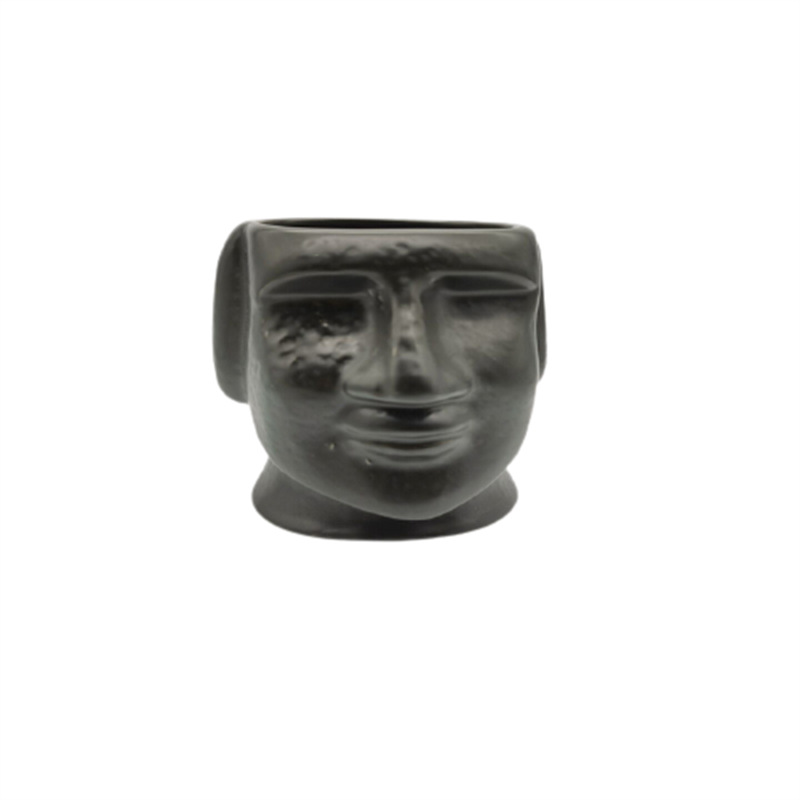 Creative Stone Portrait Coffee Mug Large Capacity Ceramic Cup_voghion.com