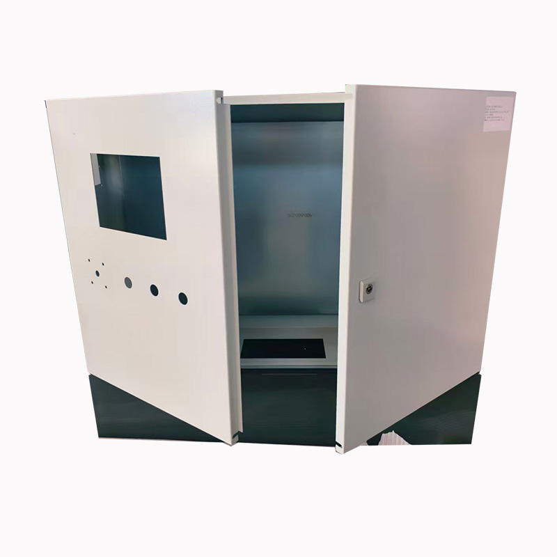 迷你小型户外电控柜通信基站电力户外机柜两单元防雨水一体化机柜