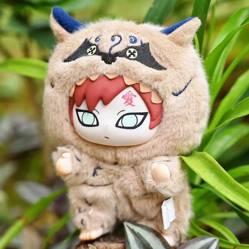 【零售】正版火影忍者疾风传萌兽派对系列盲盒潮玩手办毛绒公仔摆|undefined