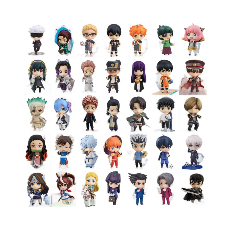 Фигурка Nendoroid Q‑версии, сменные лица и подвижные части, многоперсонажная 13,5×9×17,5 см