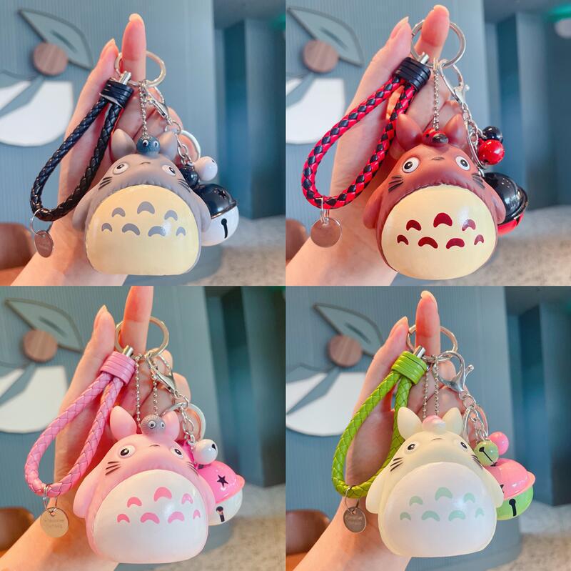 Cartoon cross-border Totoro key chain pendant car doll decoration key chain couple bag hanging chain gift wholesale