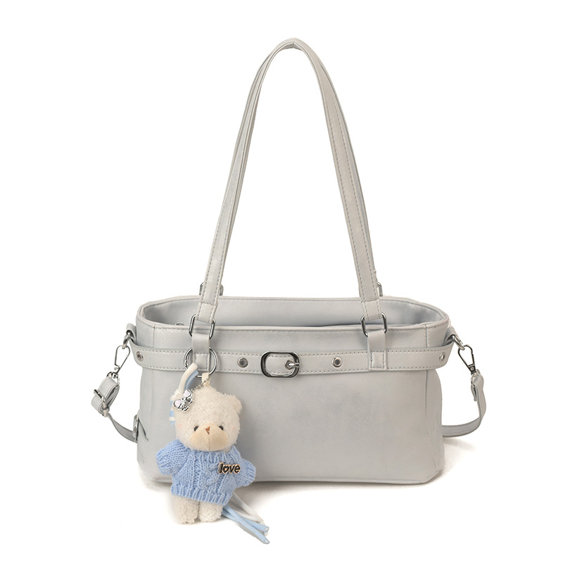 Bolsa de viaje simple para mujeres 2026 primavera nueva sensación diaria de hombro brazo bolso de nicho bolso de tramo inclinado ocio