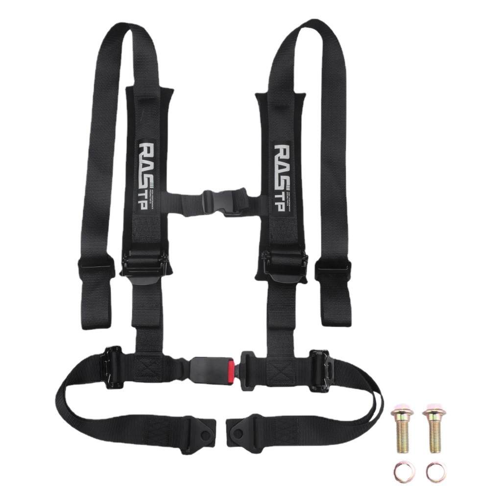 Rastp Car Modification 2inch Four-Point Go-Kart Racing Safety Belt Quick Release Seat Harness Set Cross-Border