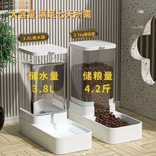 狗狗貓咪飲水機貓糧自動喂食器貓投喂寵物喝水貓碗狗碗用品一
