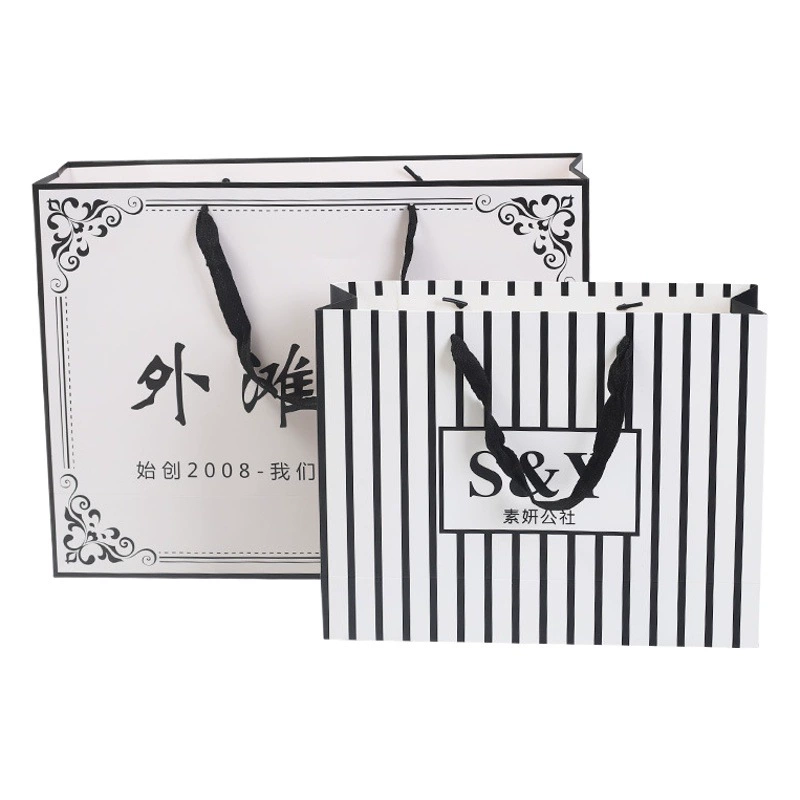 Бумажный пакет специально напечатанный логотип Подарочный пакет корпоративная реклама большая сумка Одежда сумка для покупок сумка на вынос сумка для закусок на заказ