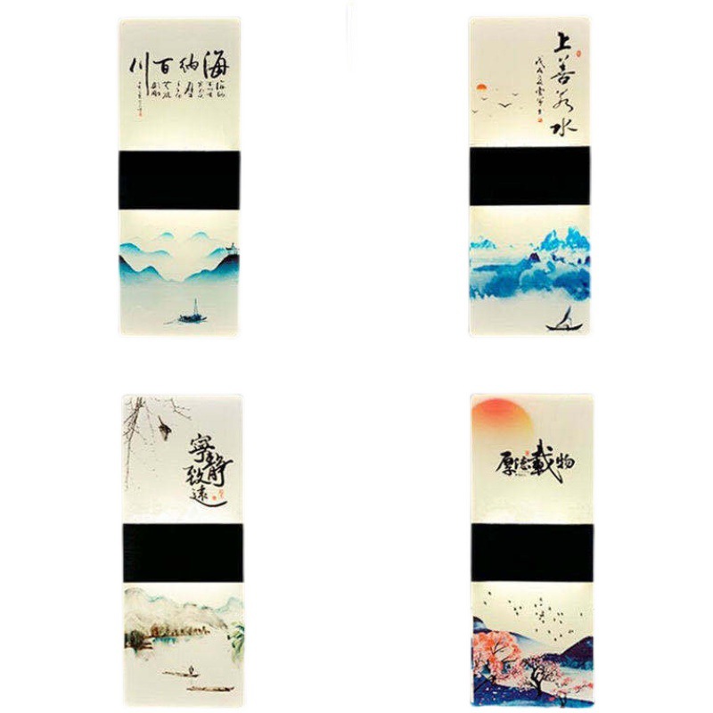 벽등 침실 모던 심플 유럽 스타일 복도 통로 계단 거실 중국 스타일 벽등 매우 창의적인 침대 옆 램프