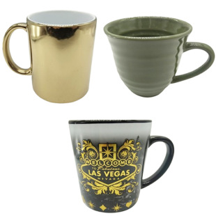Coated ceramic mug stoneware breakfast milk mug home coffee mug creative color changing mug wholesale mug