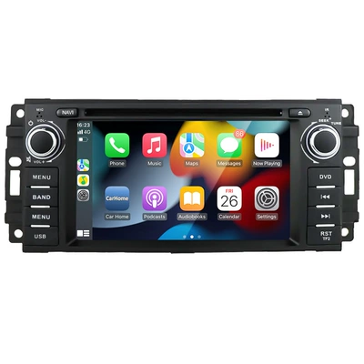 Carplay Central Control Dvd Player Is Suitable for Jeep Wrangler Compass Jeep Navigation (DVD Navigation) - wiredwireless-carplayandroid-auto