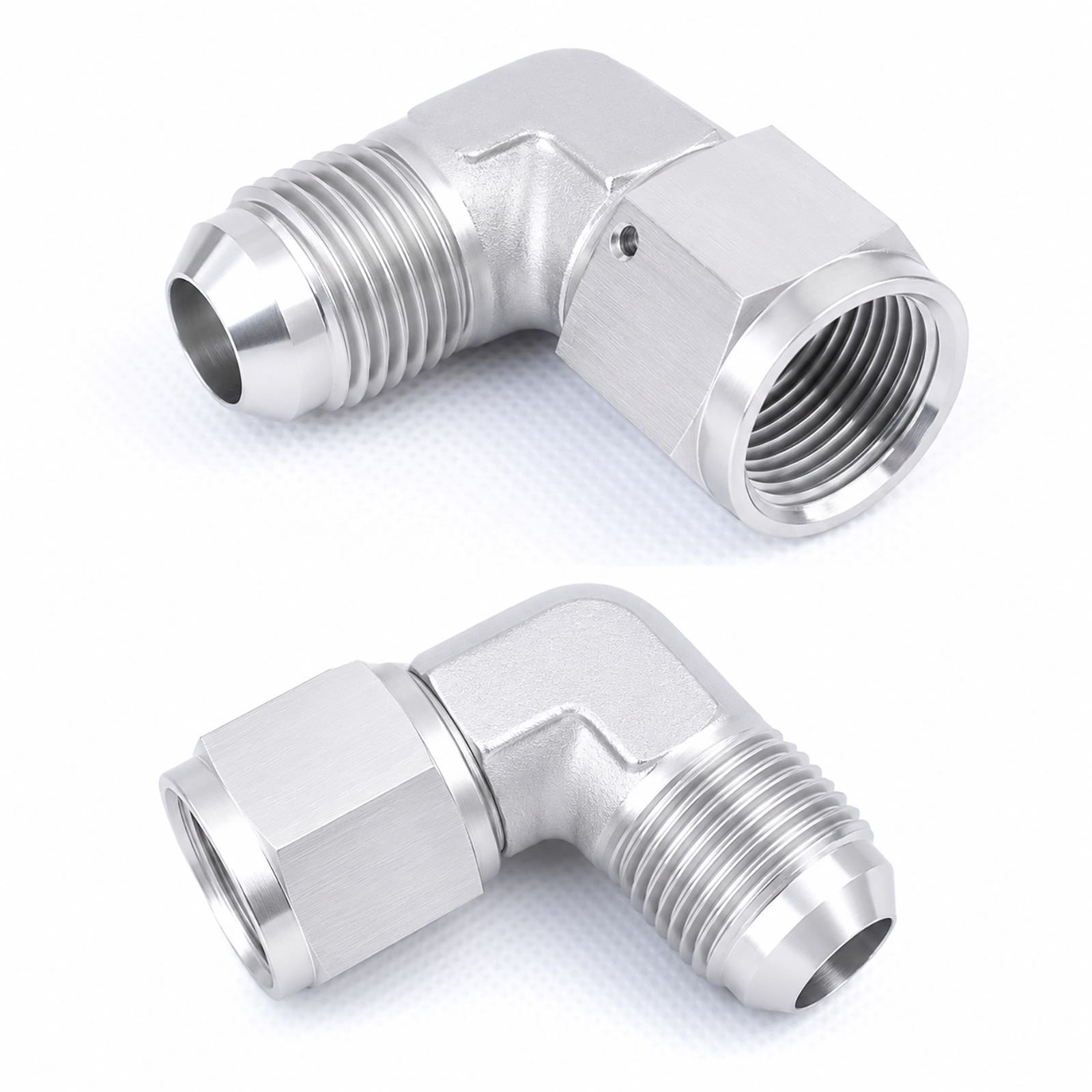 An3-An16 45/90 Degree Modification Parts Male and Female Aluminum Alloy Brake Oil Pipe Adapter for Racing Pipelines