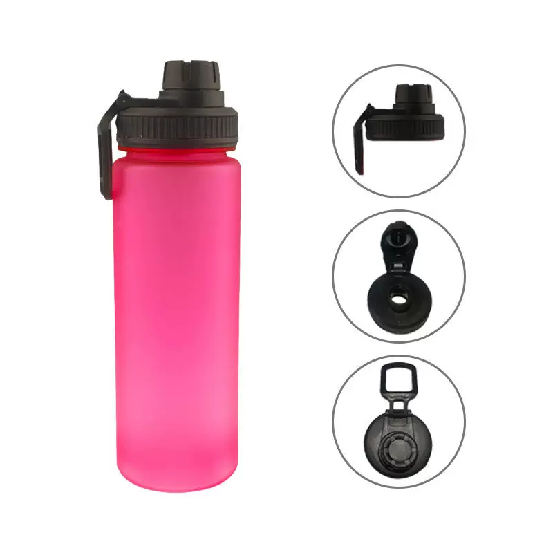 印制logo户外便携太空杯Tritan塑料学生水杯带提手便携随手杯礼品