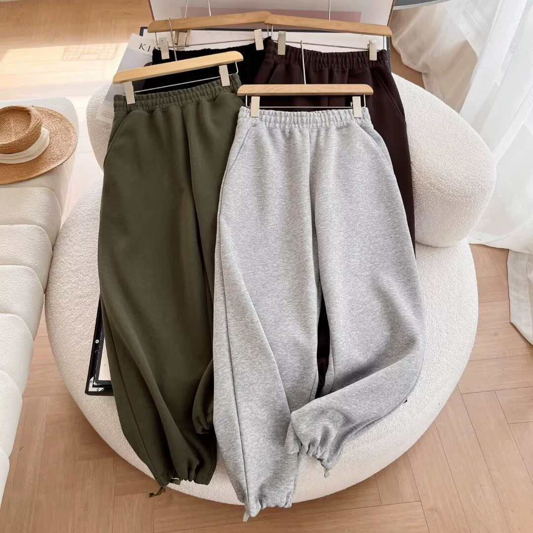 Японские одиночные мужские и женские пары свободные спортивные брюки/брюки с шнурами повседневные брюки брюки брюки m471809