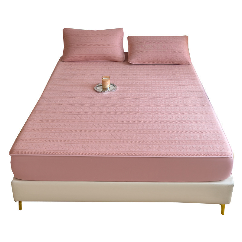 2025 nuevo algodón intercalado camisa de cama una sola pieza engrosada Simmons colchón cubierta protectora cubierta antideslizante cubierta al por mayor