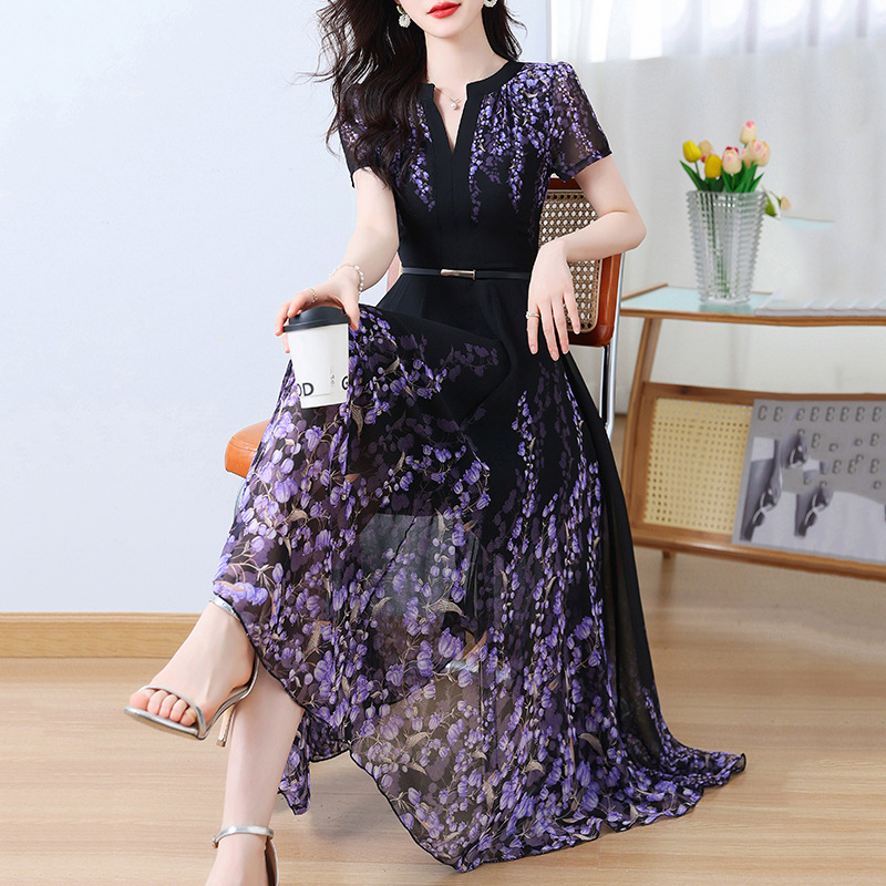 Shiffon summer dress