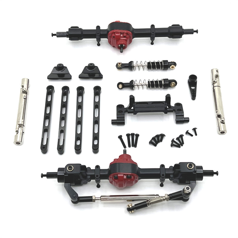 Shianniu 1/12 MN82 LC79 MN78 remote control car parts metal upgrade front and rear assembly kit