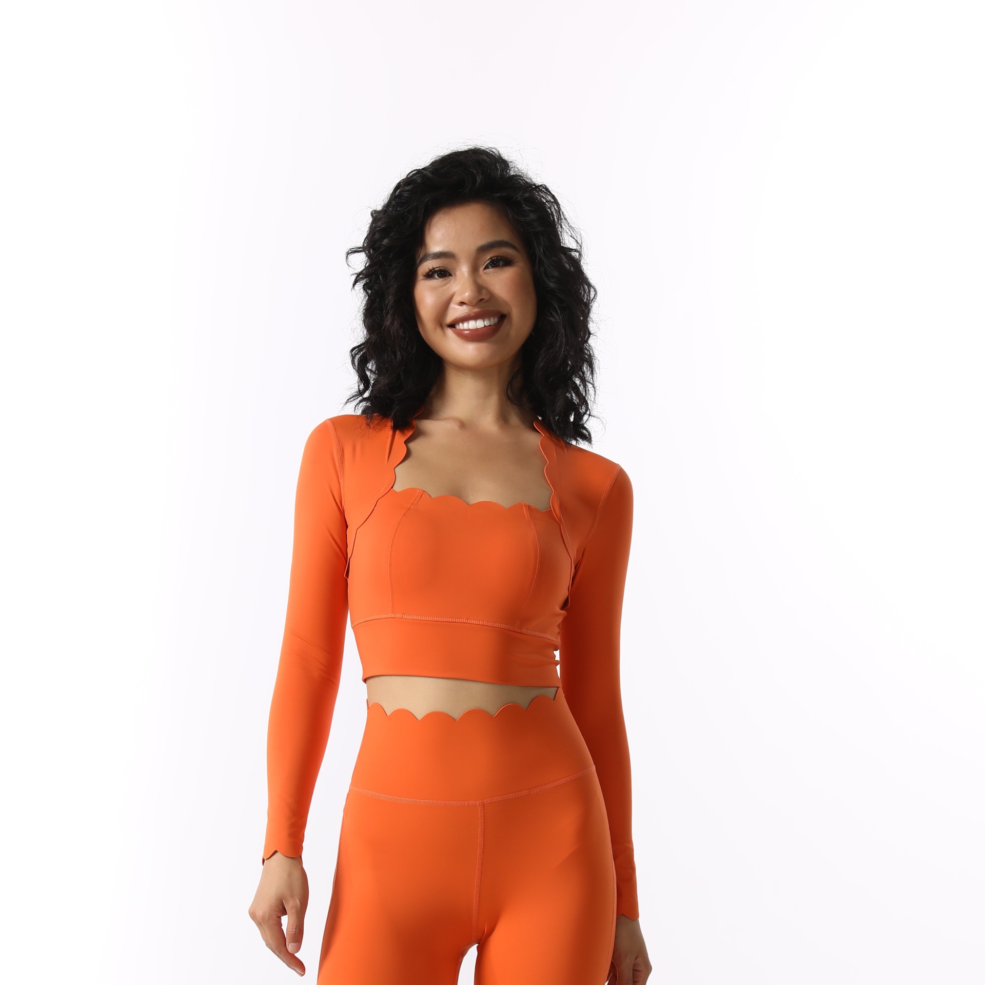 Sunset Orange Top (Long)