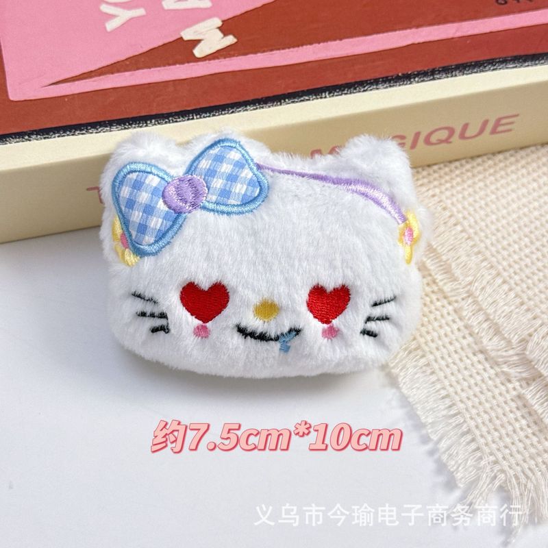 蝴蝶结KT猫吱吱叫挂件表情包猫咪公仔配饰辅料服饰DIY饰品配件|undefined