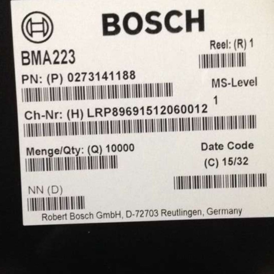 BMA223 代理BOSCH博世  三轴加速度传感器芯片 IC BOM报表配单