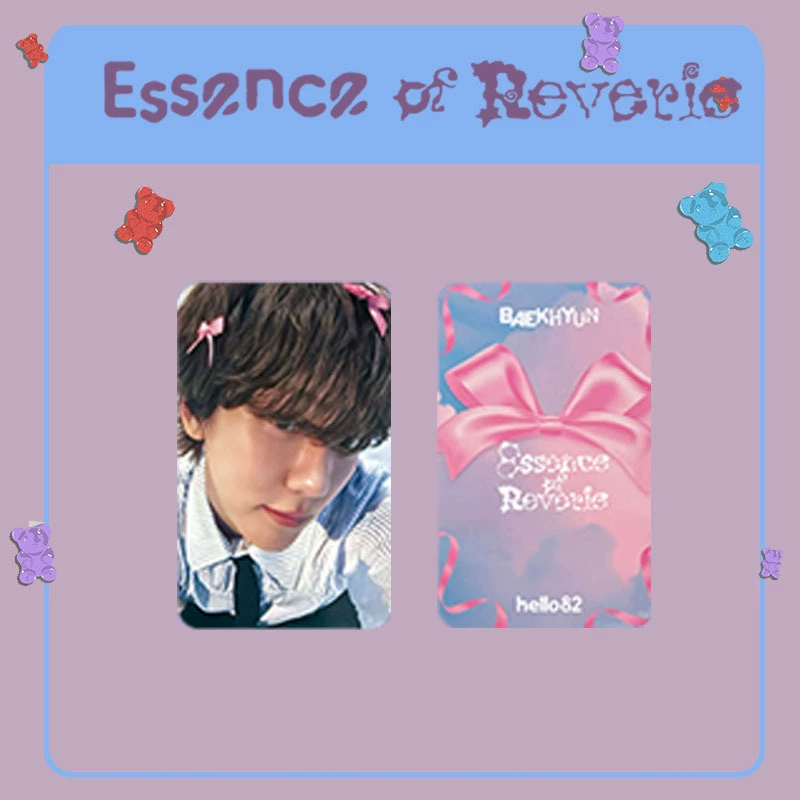 EXO Baekhyun BAEKHYUN MINI5 Альбом ESSENCE OF REVERIE HELL082 Маленькая карточка
