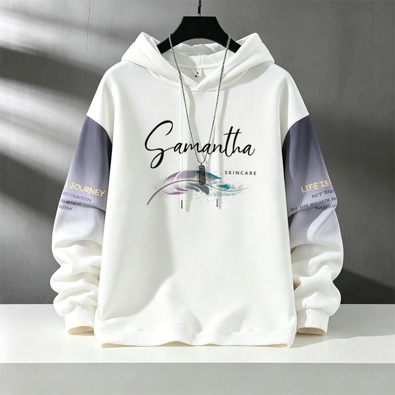 Versatile, trendy, lightweight hooded sweatshirt, new spring/autumn style, loose fit, Korean-style men's outerwear for students and teenagers Versatile, trendy, lightweight hooded sweatshirt, new spring/autumn style, loose fit, Korean-style men's outerwear for students and teenagers