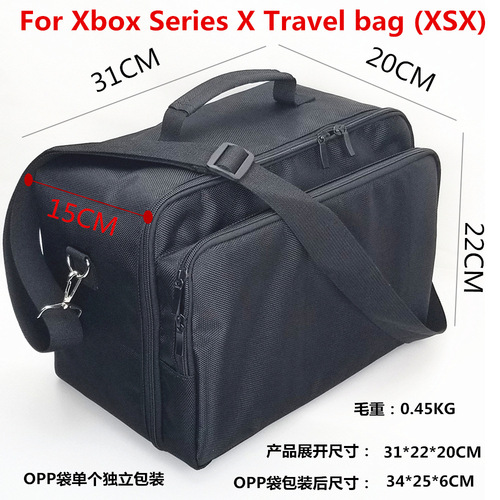 Xbox Series X Storage Bag XSX Console Wireless Controller Cable Game Disc Full Set Shoulder Bag