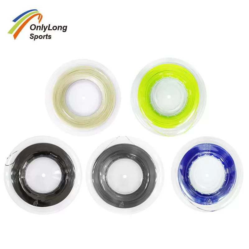 跨境专供 圆形 网球线 聚酯网球拍线 16G 训练大盘线 网球线200米