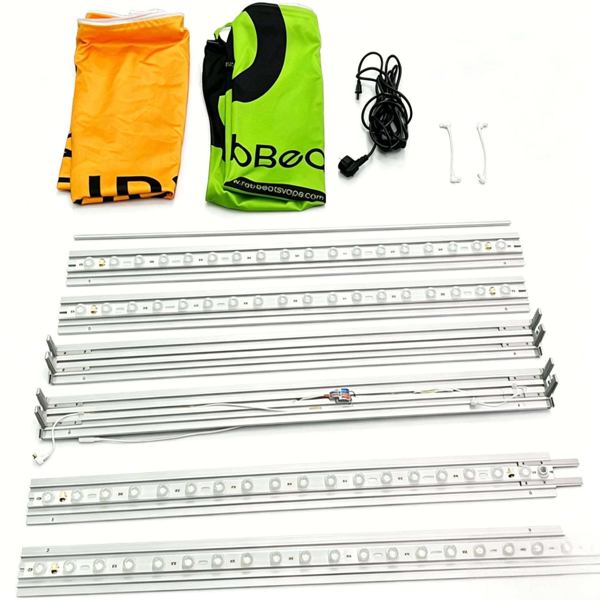 Caja de lámpara de tela transfronteriza exposición portátil plegable recepción estante de exposición de tela elástica de aleación de aluminio 8cm pared de fondo luminosa fija