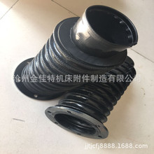 丝杠防护罩 气缸液压油缸防尘罩 帆布防护罩 圆形光杆阻燃伸缩保