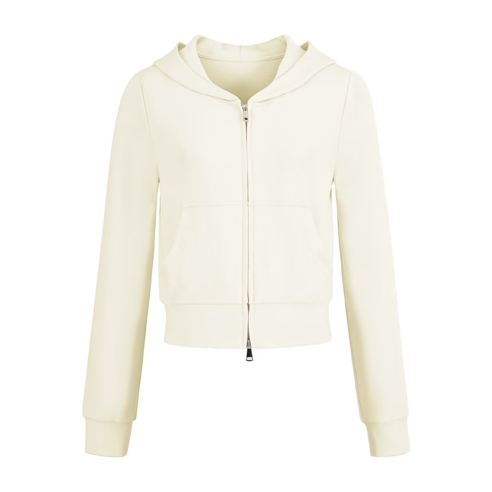 Winter Sporty Casual Fitness Women's Sweatshirt And Pants Set Hooded Zip up Sweatshirt Low Rise Drawstring Pants_ecoleips.com