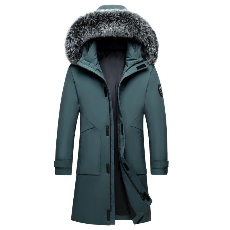 Men's Clothing winter Coat jacket men's trendy brand jacket thickened and warm trendy brand fashionable warm and comfortable Coat jacket_voghion.com