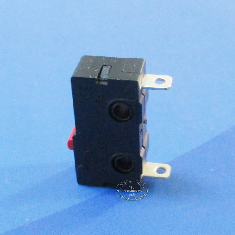 20*10小型常闭电路限位开关 黑色红点小家电全铜微动开关KW12-A-2