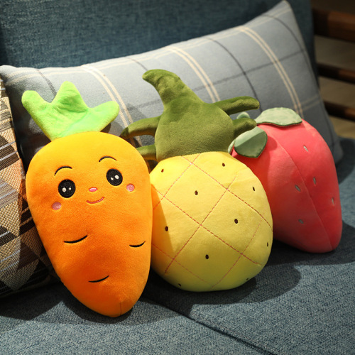 New 8-inch Plush Doll with Feathery Cotton Filling, Premium Gacha Machine Character, Cute Stuffed Animal, Fruit Plush Doll Toy