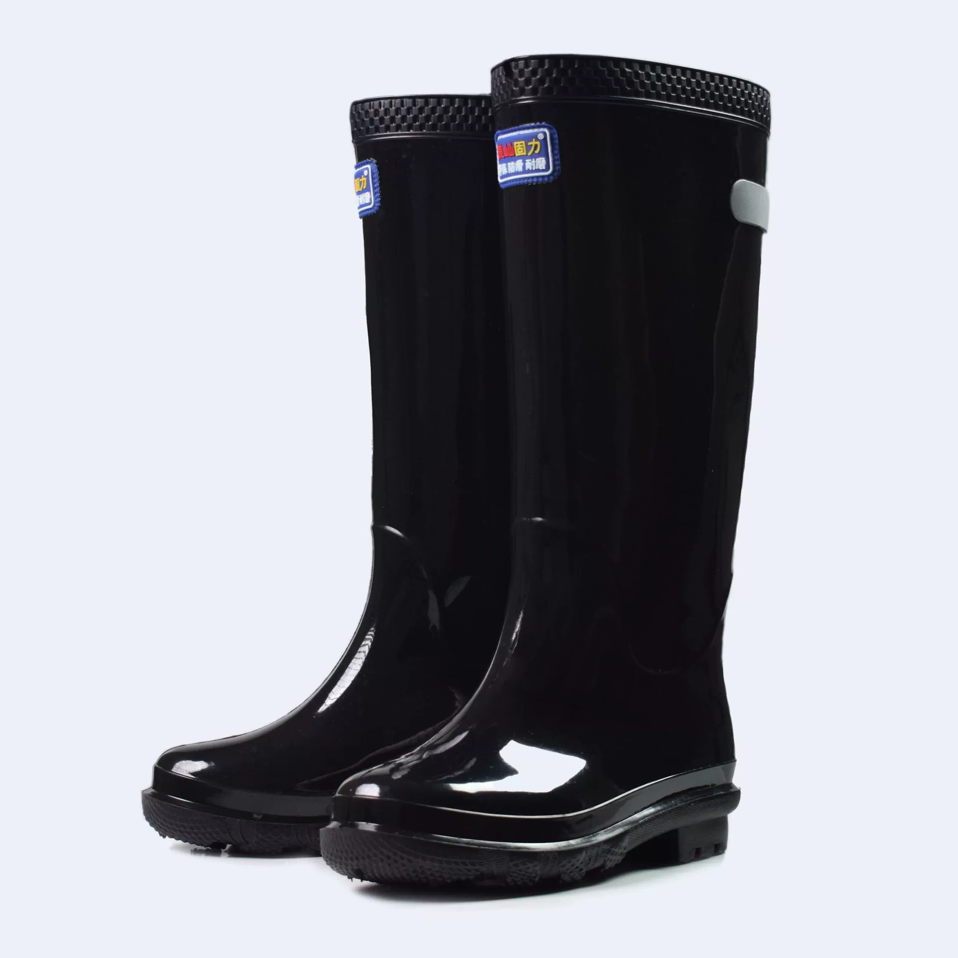 Фабрика оптовая продажа 2024 новые рабочие мужские дождевые ботинки черный утолщенные белый хлопок 38 см дождевые ботинки водяной обуви