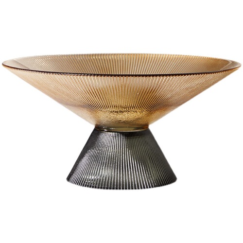 Creative metal bottom fruit plate ornaments, household personalized fruit bowl, Nordic style living room coffee table, snack tray, light luxury style