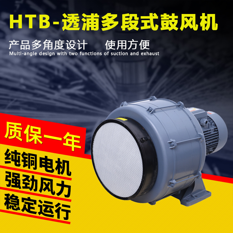 全风HTB100-505/ 3.7kw透浦式多段式中压风机