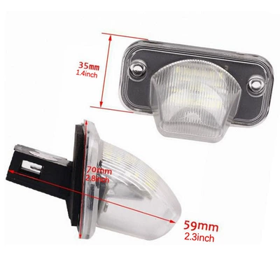 License plate lamp 18LED for VW Golf