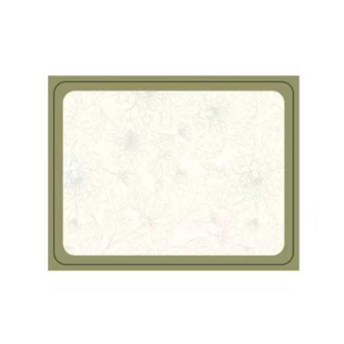 Papel de impresión térmica de tres prevenciones y cinco prevenciones pegatinas adhesivas horneadas etiquetas de café etiquetas de papel térmico de té de leche