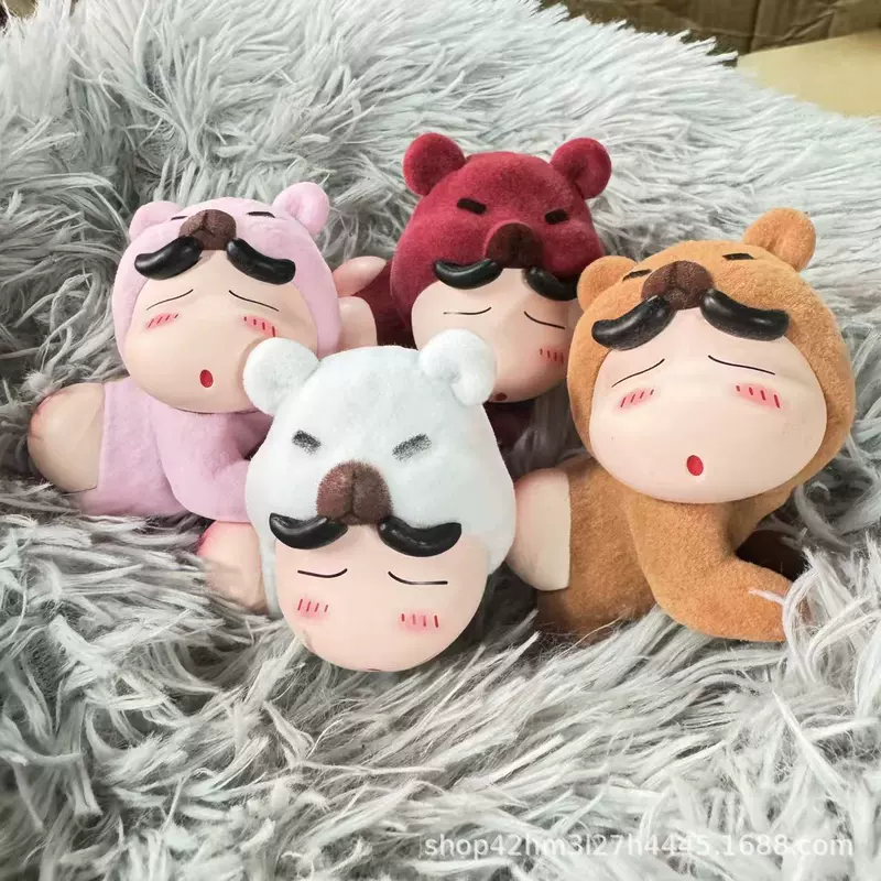 Флокированная фигурка-медвежонок из «Crayon Shin-chan» полная окраска