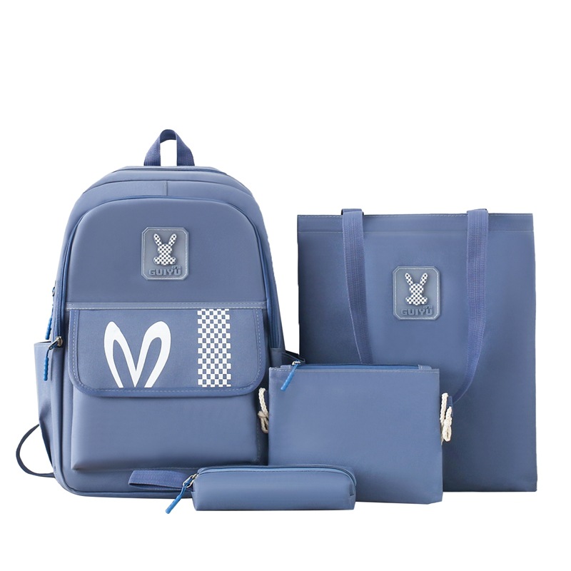 Kids Backpacks Elementary School Girl's Schoolbag Large Capacity Middle School Student High School Student Backpack Multi Piece Set Casual Backpack_voghion.com