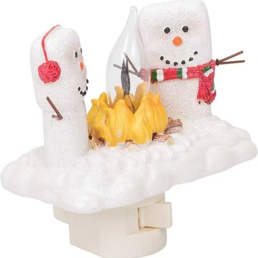  New Ghost Bonfire Party Night Light Resin Crafts Halloween Festive Atmosphere Decoration Ornaments