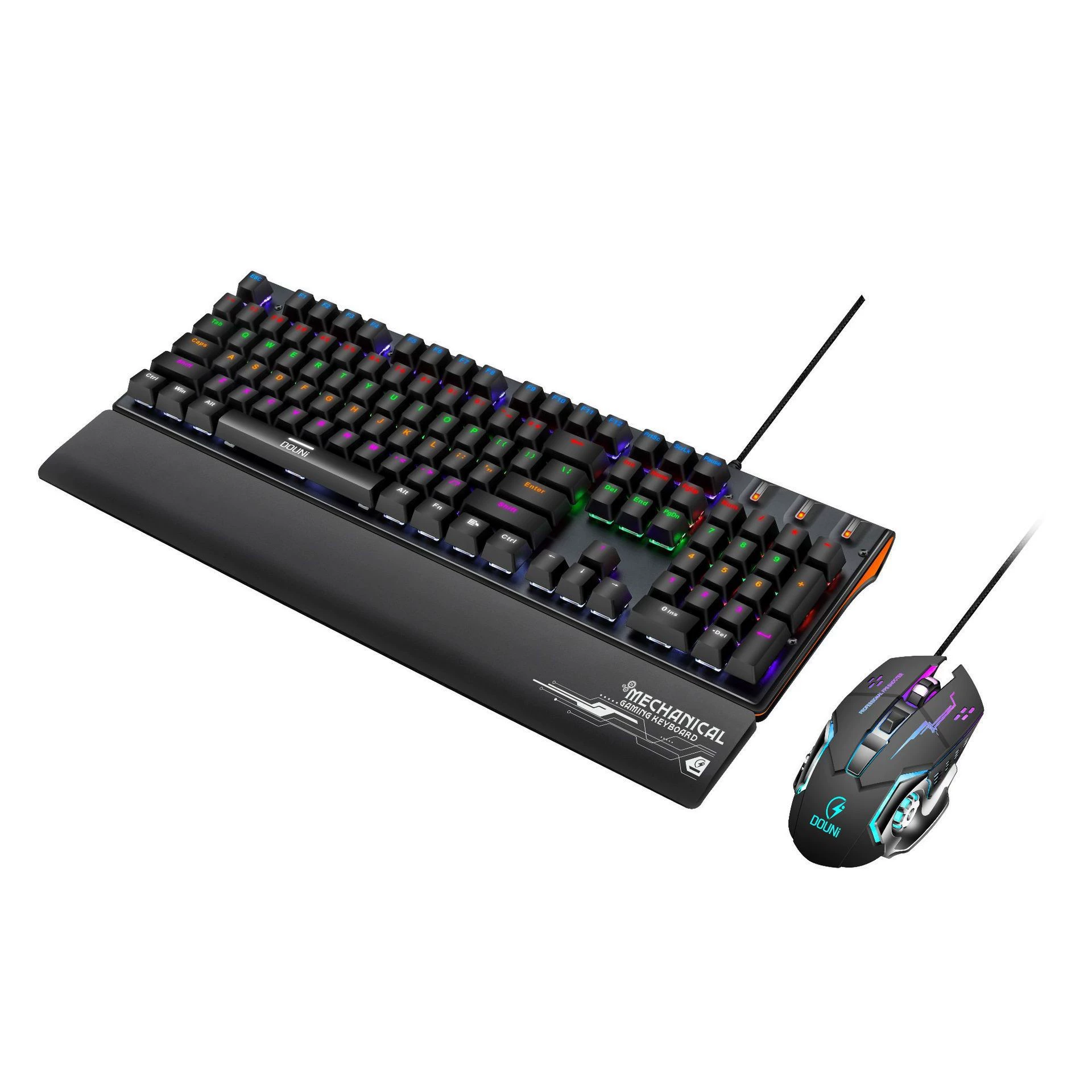 斗尼 Mechanical keyboard, mouse, gaming removable set for office