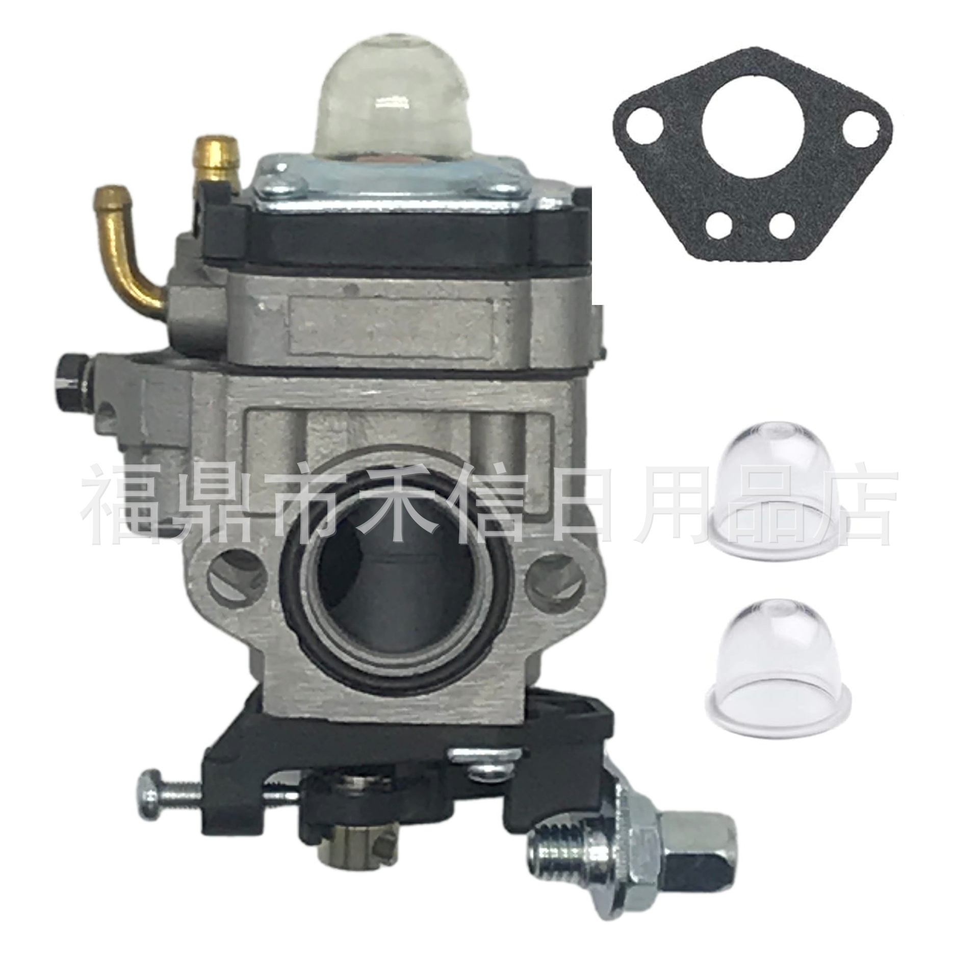 割草机化油器MP15 15Mm 1E40-5 43Cc 49Cc 52Cc发动机 +垫片+油杯