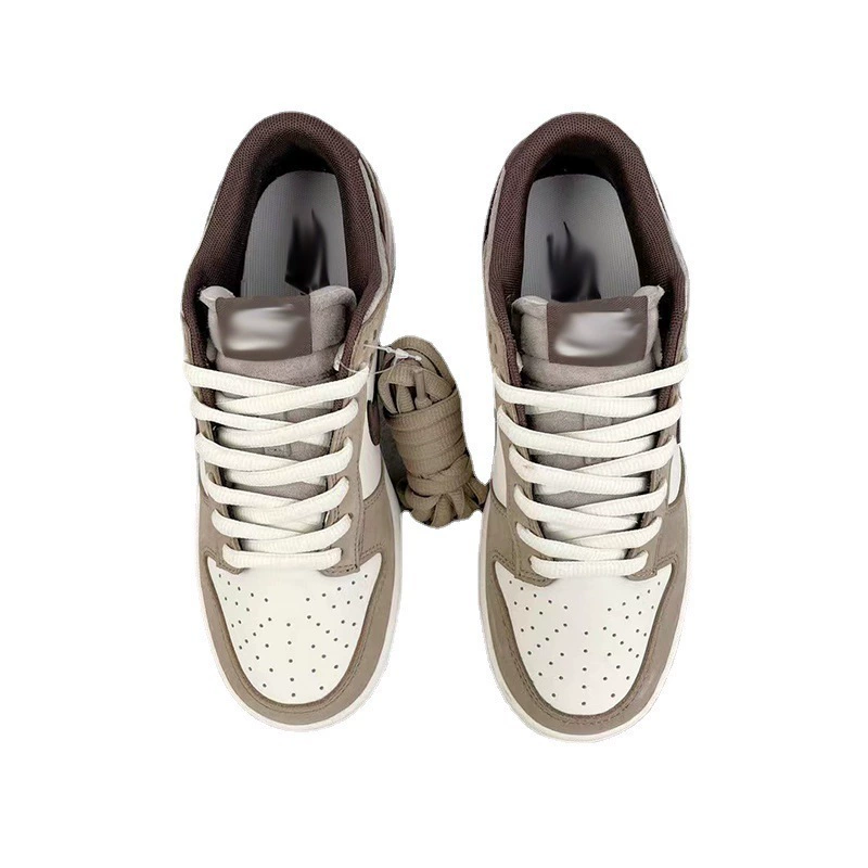 Putian Shoes Pure Yuanyuan Great Friends Keshiyang SB серый коричневый Mocha Mapo коричневый золотая звезда женские кроссовки низкого шага для повседневного использования